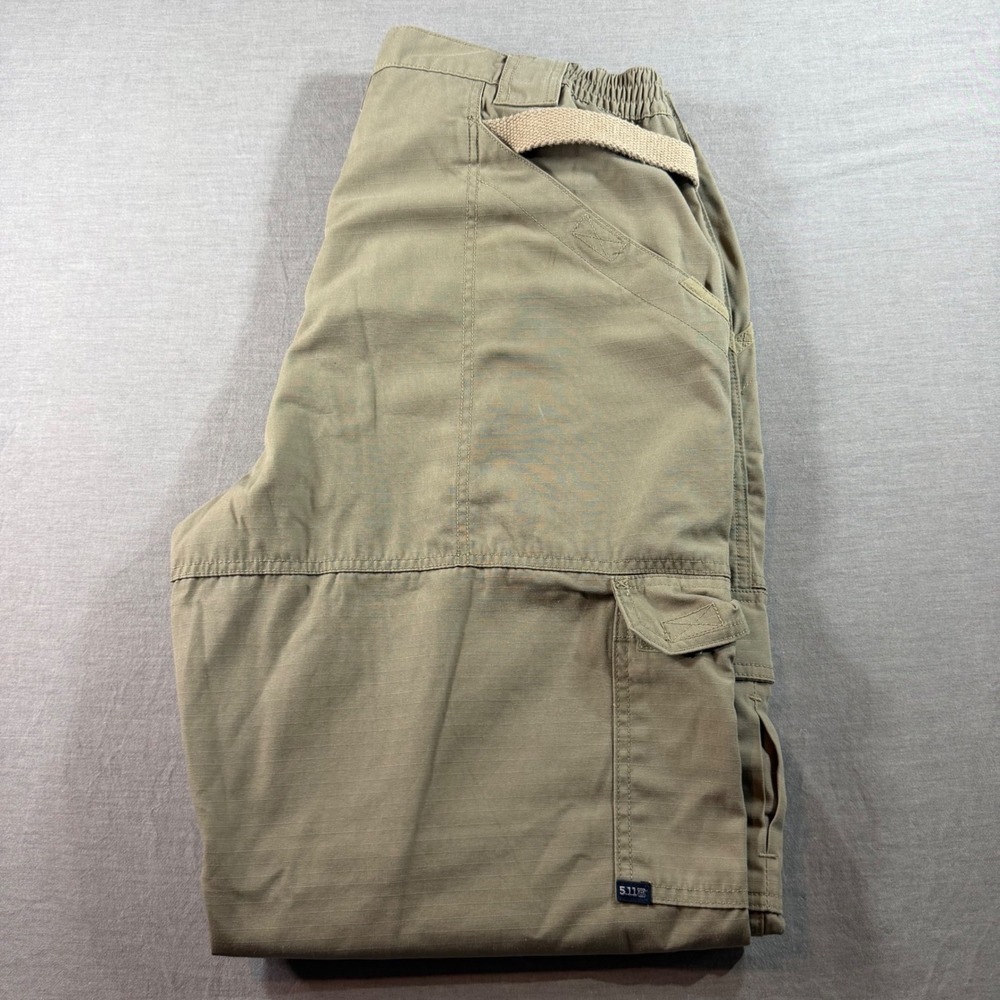 5.11 Tactical Cargo Pants Mens 40 Khaki Excellent Ripstop Multi-Pocket Utility